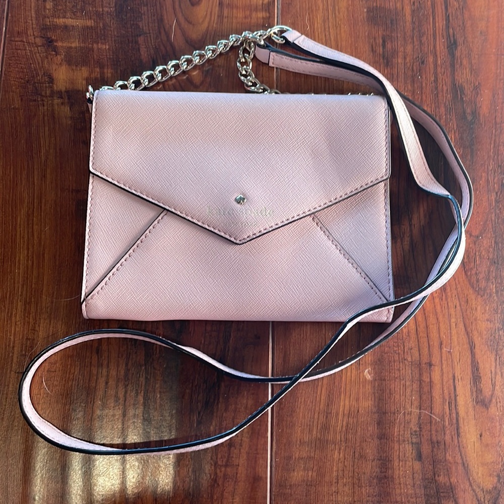 Pink envelope Kate Spade crossbody